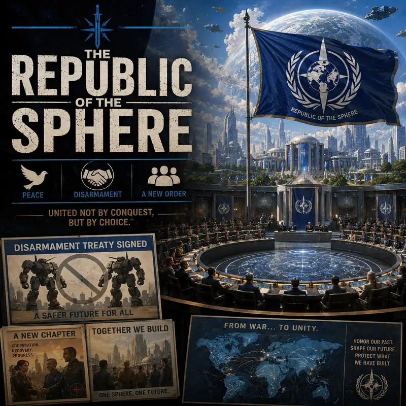 The Republic of the Sphere: Peace, Disarmament, and a New Order