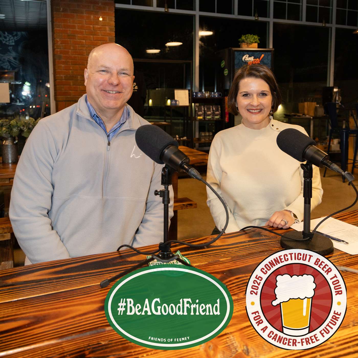 Feeney Talks With Friends