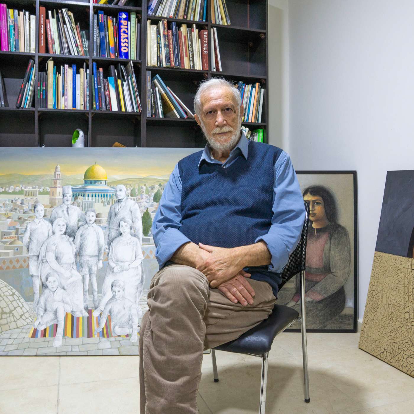 Palestinian artist Sliman Mansour dies aged 79🕊️ episode artwork