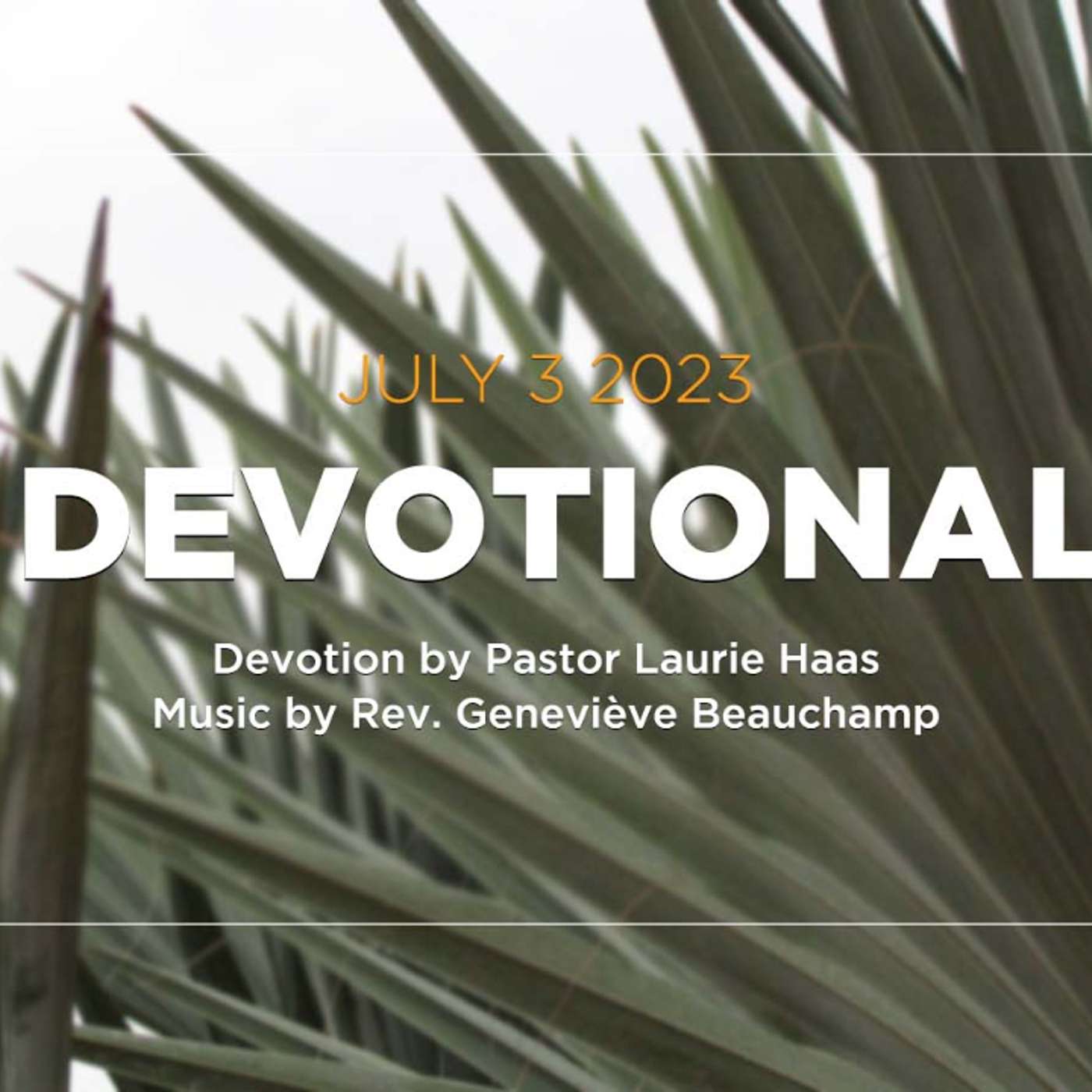 Devotion for July 3, 2023 with Pastor Laurie Haas episode artwork