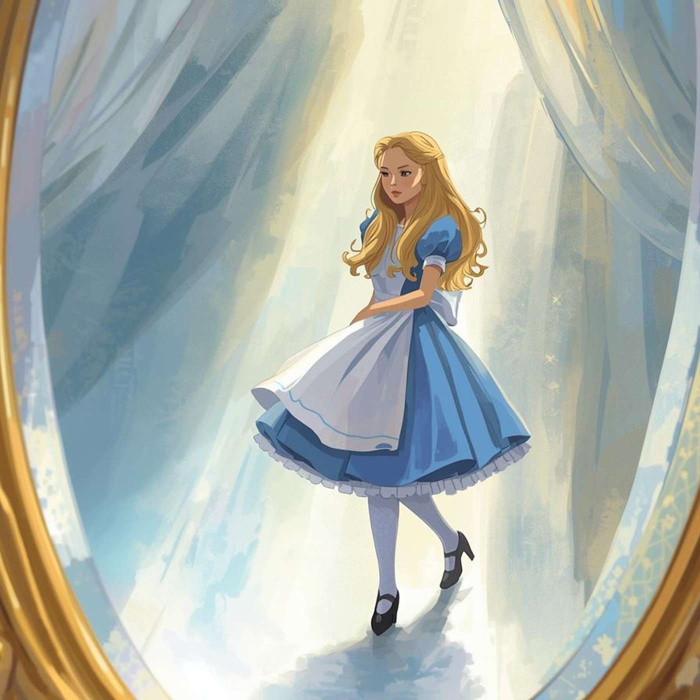Through the Looking-Glass, and What Alice Found There (Unabridged) cover art