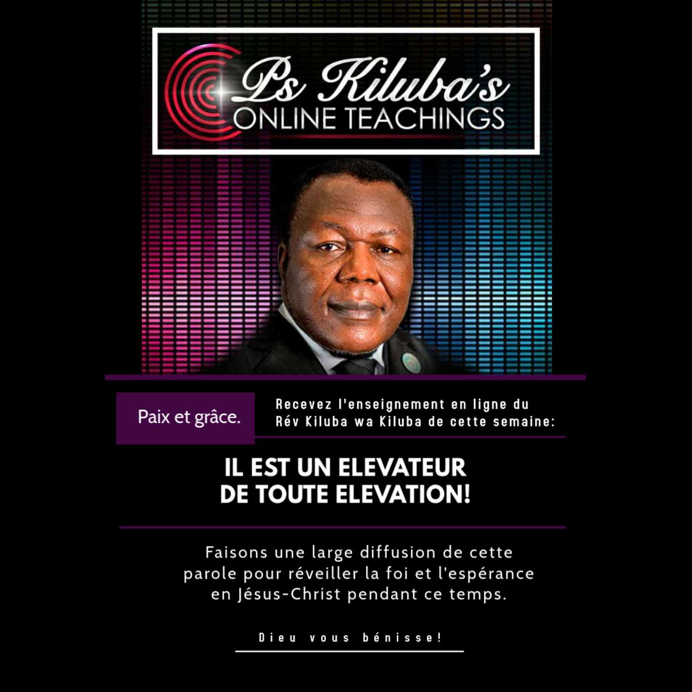 Il Est Un Élévateur De Toute Élévation!