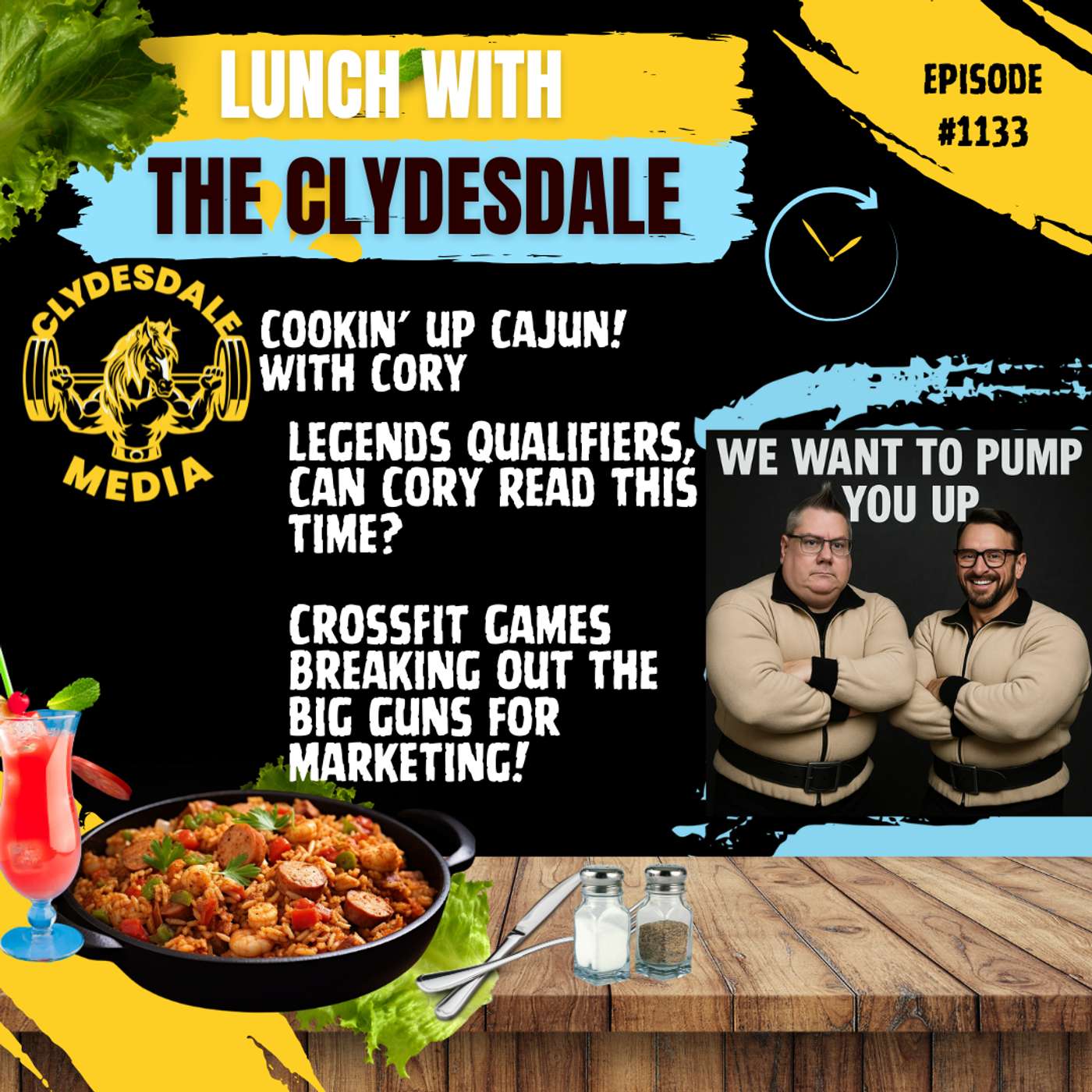 Lunch with the Clydesdale - Cookin Up Cajun with Cory | Legends Qualifiers episode artwork
