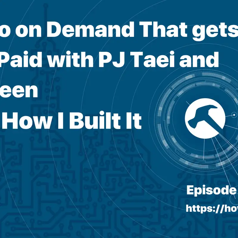 Video on Demand That gets You Paid with PJ Taei and Uscreen