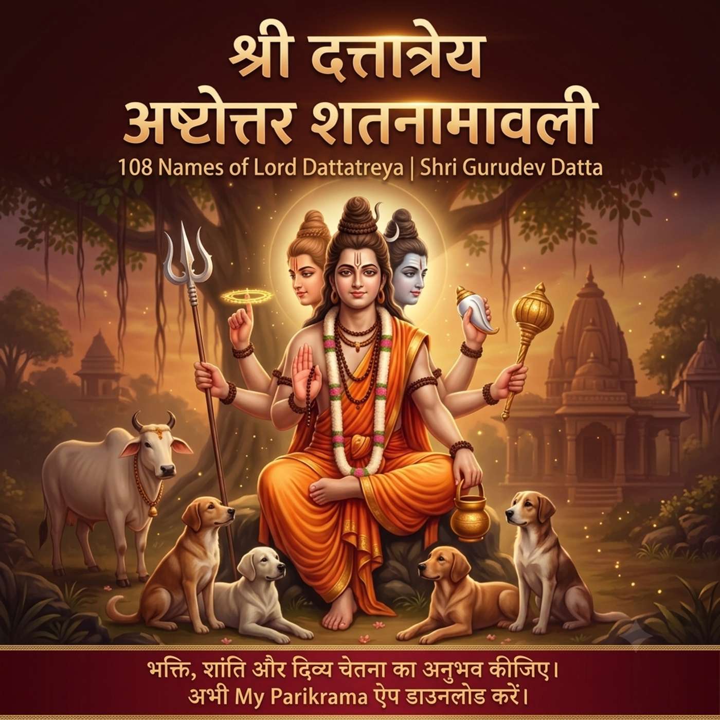 श्री दत्तात्रेय अष्टोत्तर शतनामावली 🙏 | भगवान दत्तात्रेय के 108 पवित्र नाम episode artwork