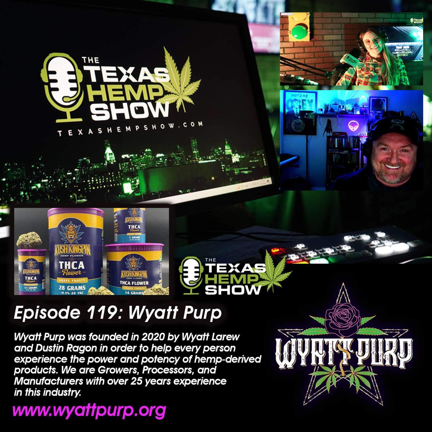Episode # 119 Wyatt Purp episode artwork