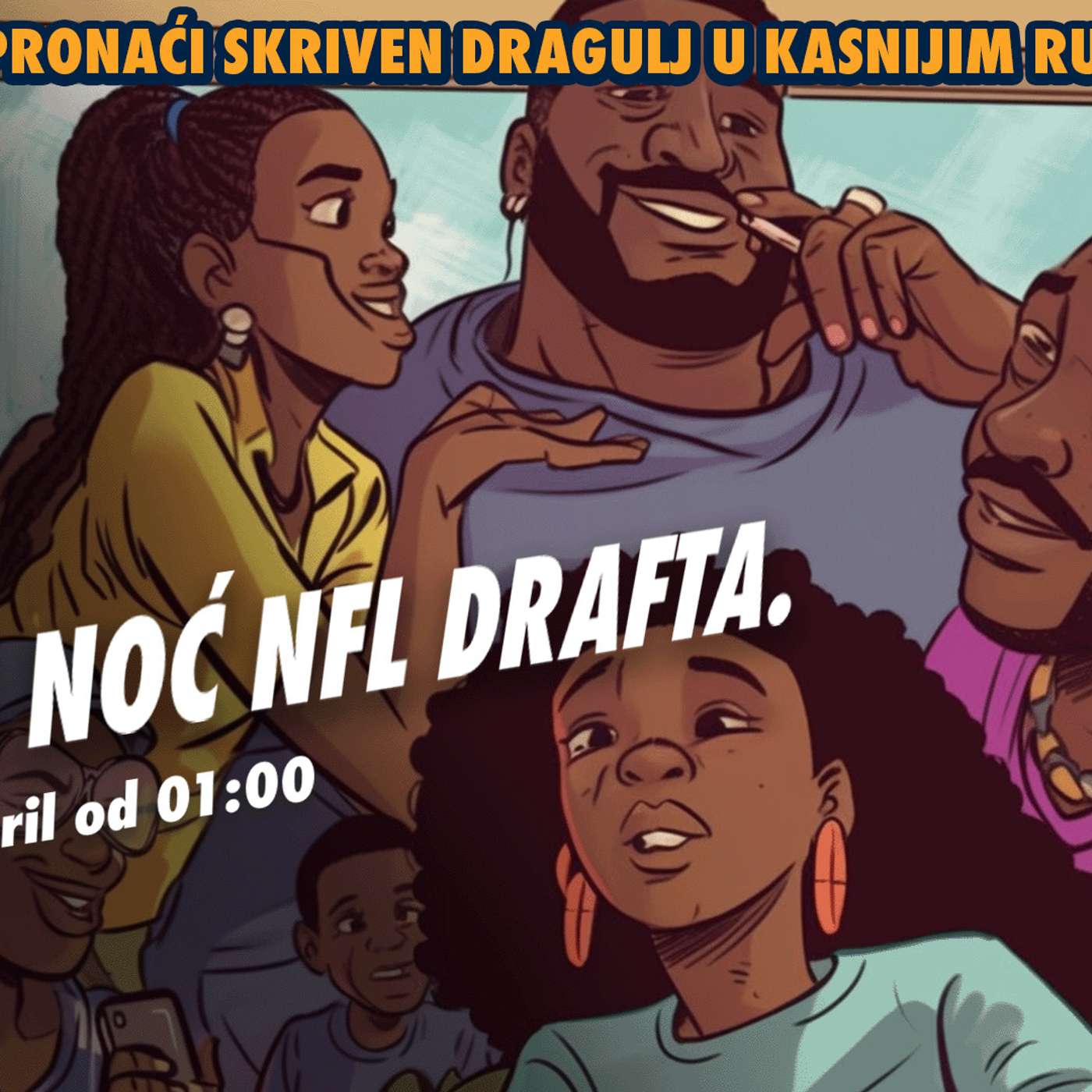 No.133 | NFL Draft 2023: Druga noć ! Ko će pronaći skriven dragulj u kasnijim rundama? episode artwork