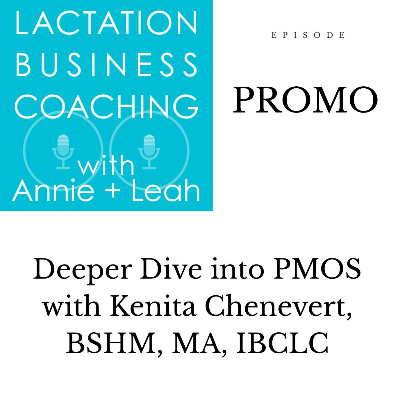 Promo | Deeper Dive into PMOS with Kenita Chenevert, BSHM, MA, IBCLC episode artwork
