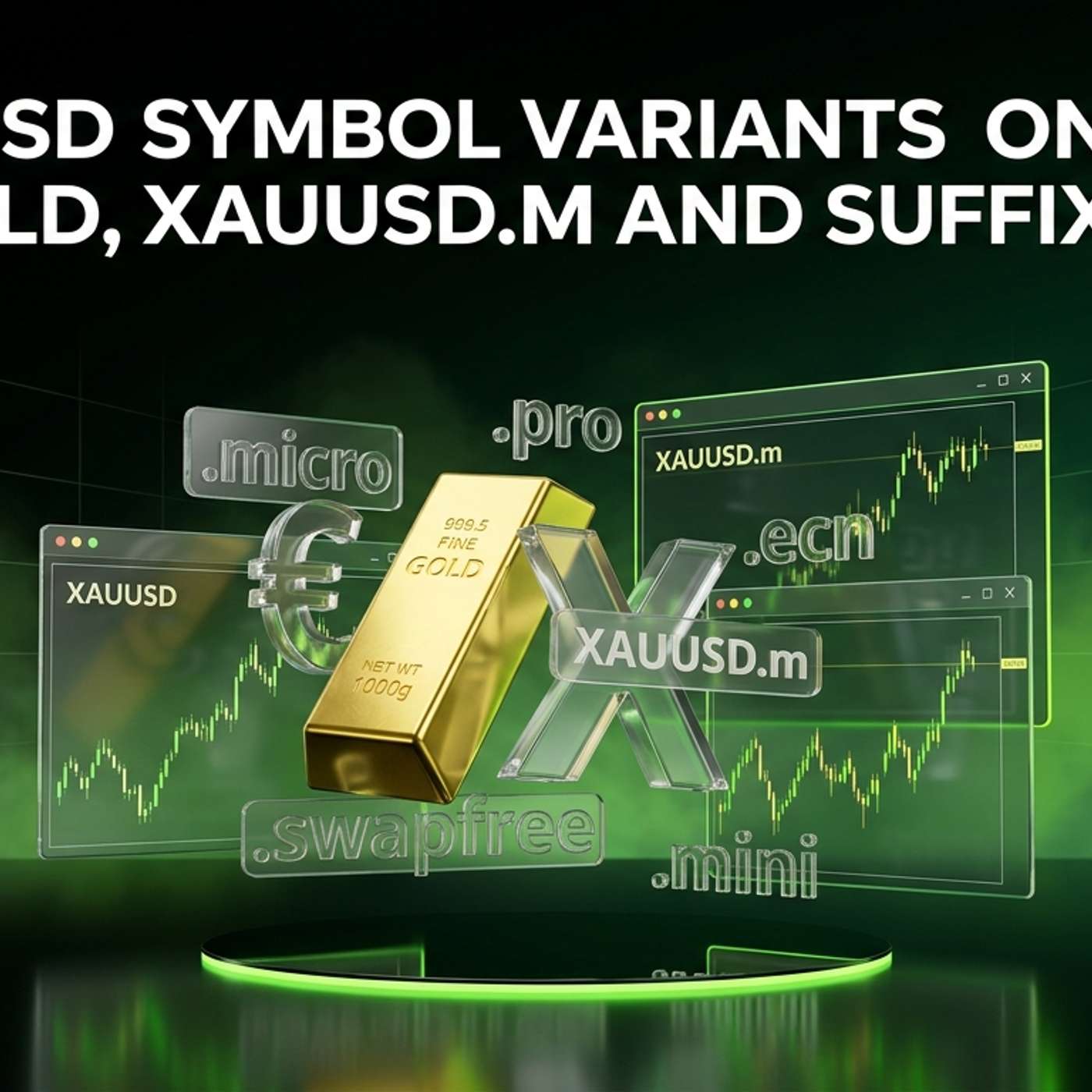 XAUUSD Symbol Variants on MT5: GOLD, XAUUSD.m and Suffixes