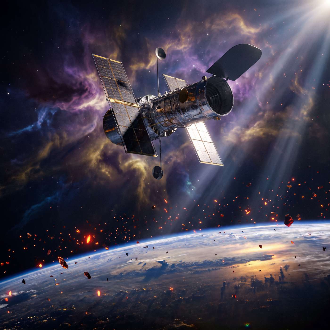 Eyes in Space: Roman Telescope, Orbital Junk & the Robot Swarms