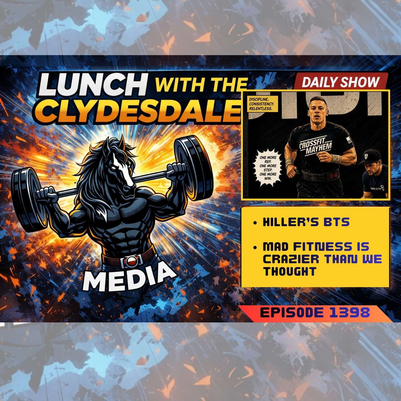 Lunch with the Clydesdale and Cowboy - Wednesday Show! Hiller's BTS is AWESOME! episode artwork