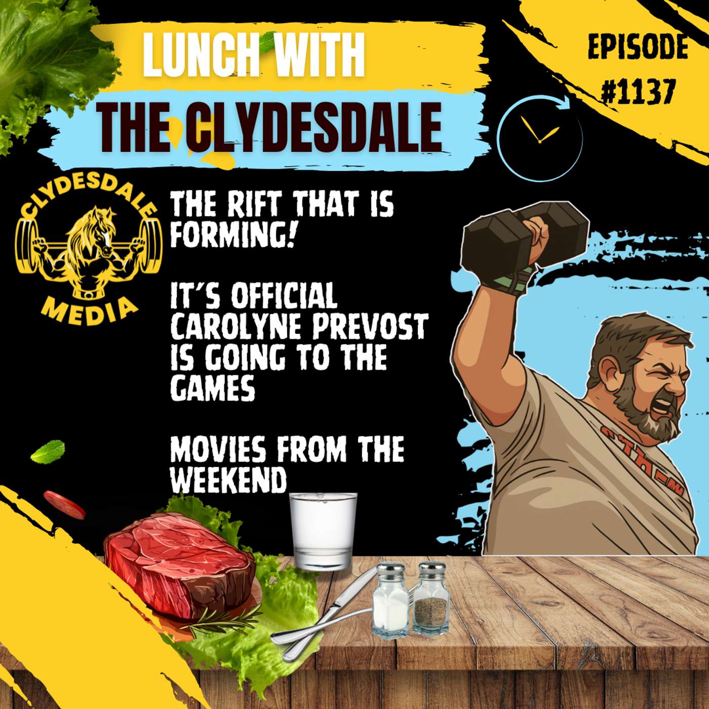 Lunch with the Clydesdale - It's Official! Carolyne Prevost is Going to the CrossFit Games! episode artwork
