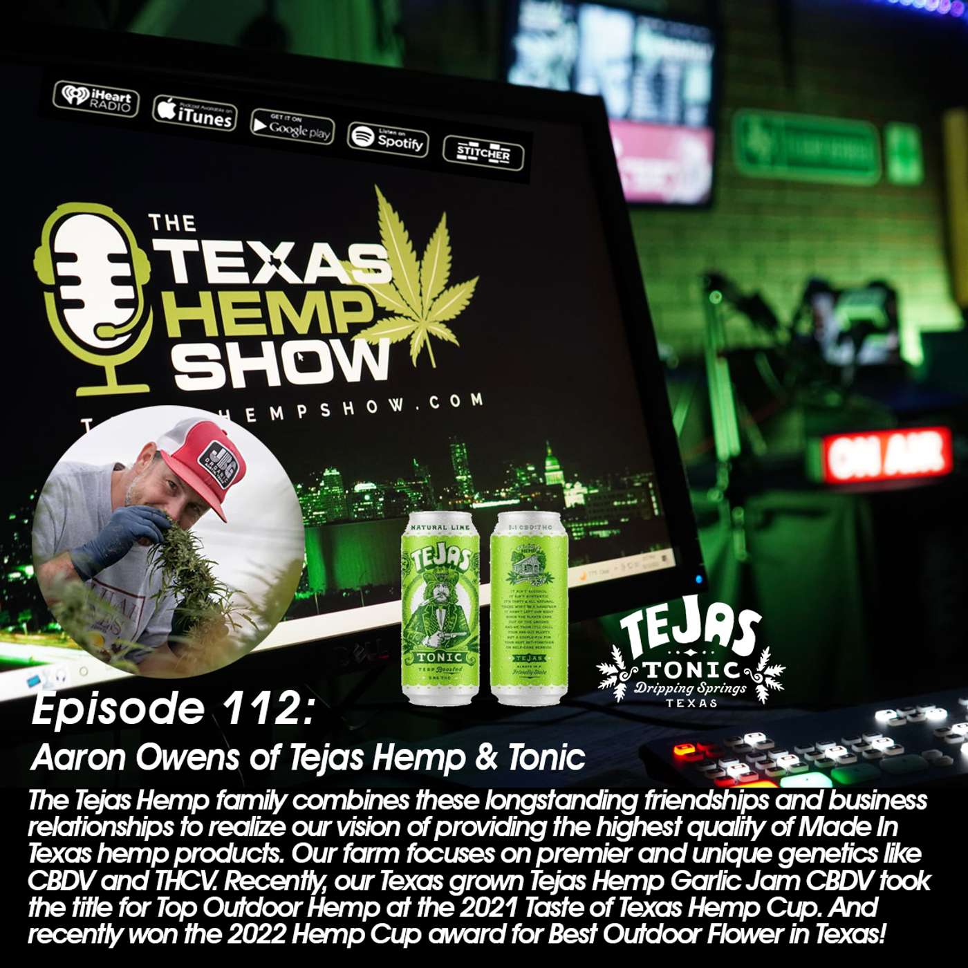 Episode # 112  Aaron Owens of Tejas Hemp episode artwork