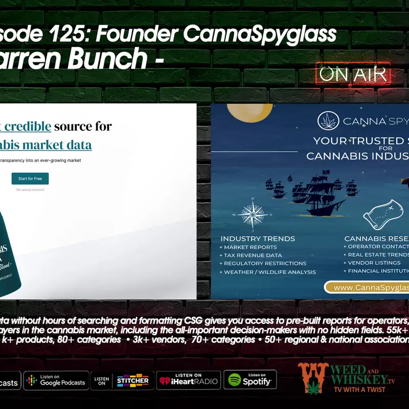 Episode # 125: CannaSpyglass - Cannabis Data 