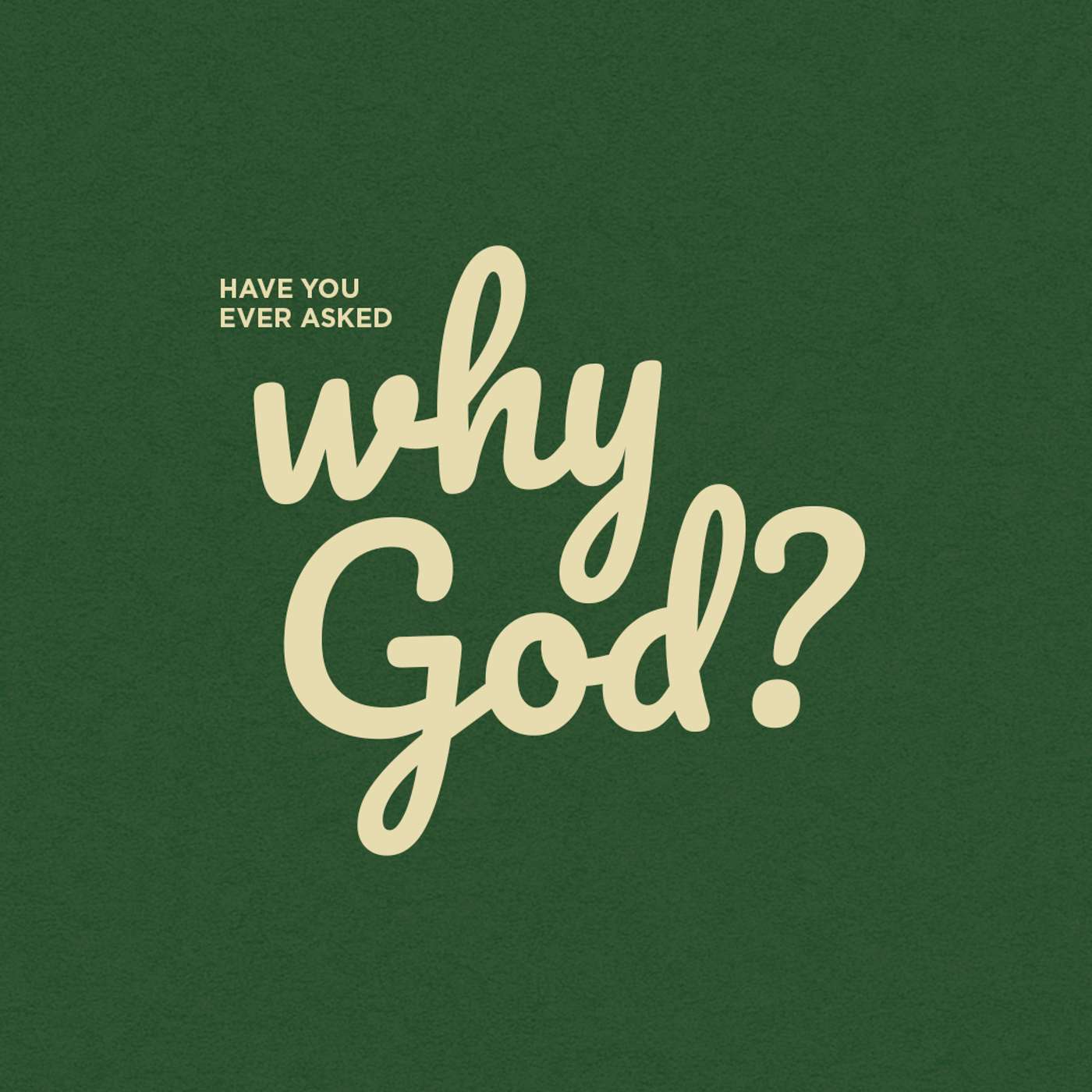 Why, God? - The Problem of Suffering - Alex Stark