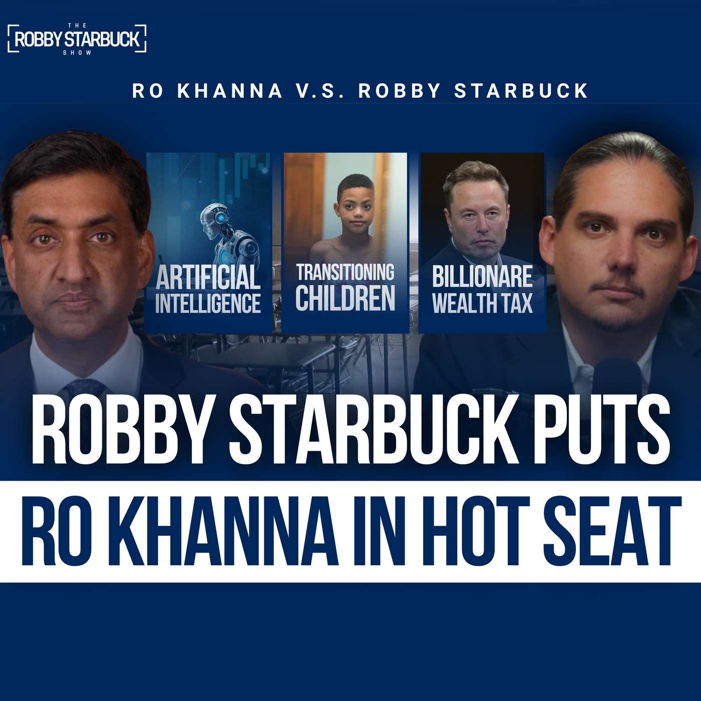 Robby Starbuck Puts Democrat Congressman Ro Khanna In The Hot Seat: AI, DEI, Elon, Wokeness & More!