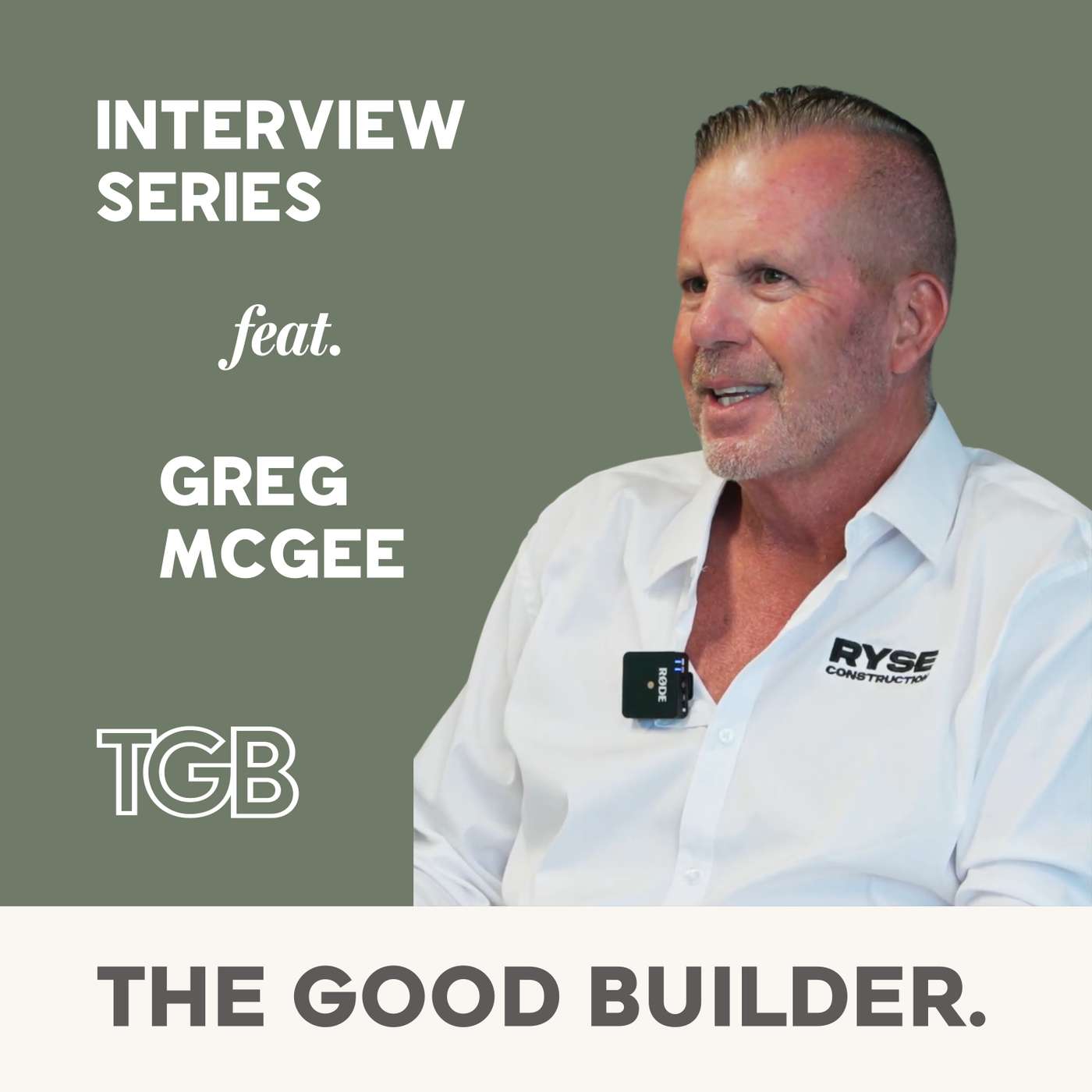 The Daily Dose #23 | Greg McGee Tells It Straight - TBG Interview Series