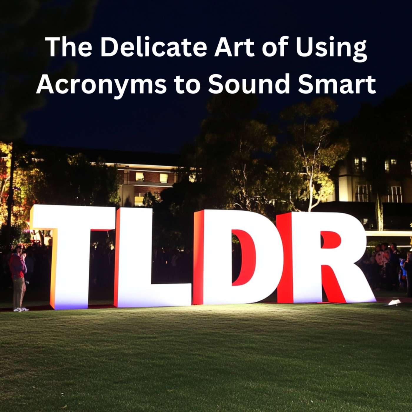 Day 156 - The Delicate Art of Using Acronyms to Sound Smart episode artwork