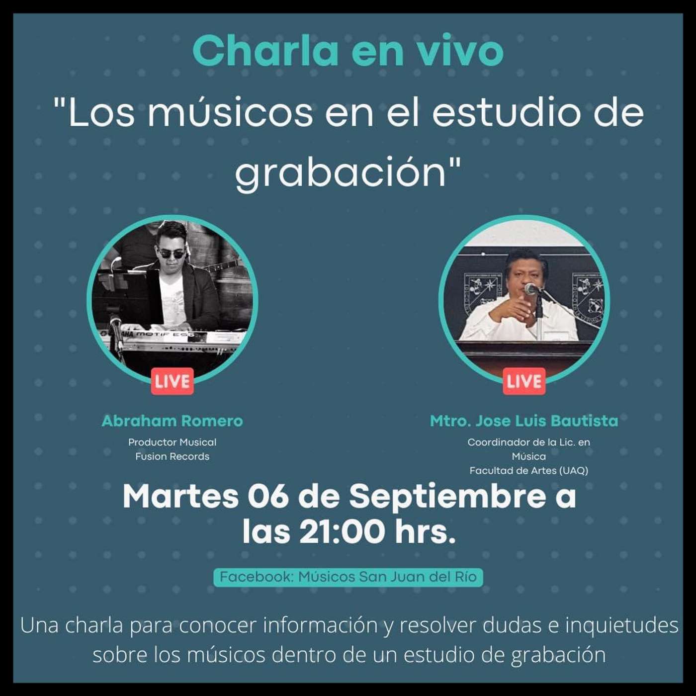 Los músicos en el estudio de grabación episode artwork