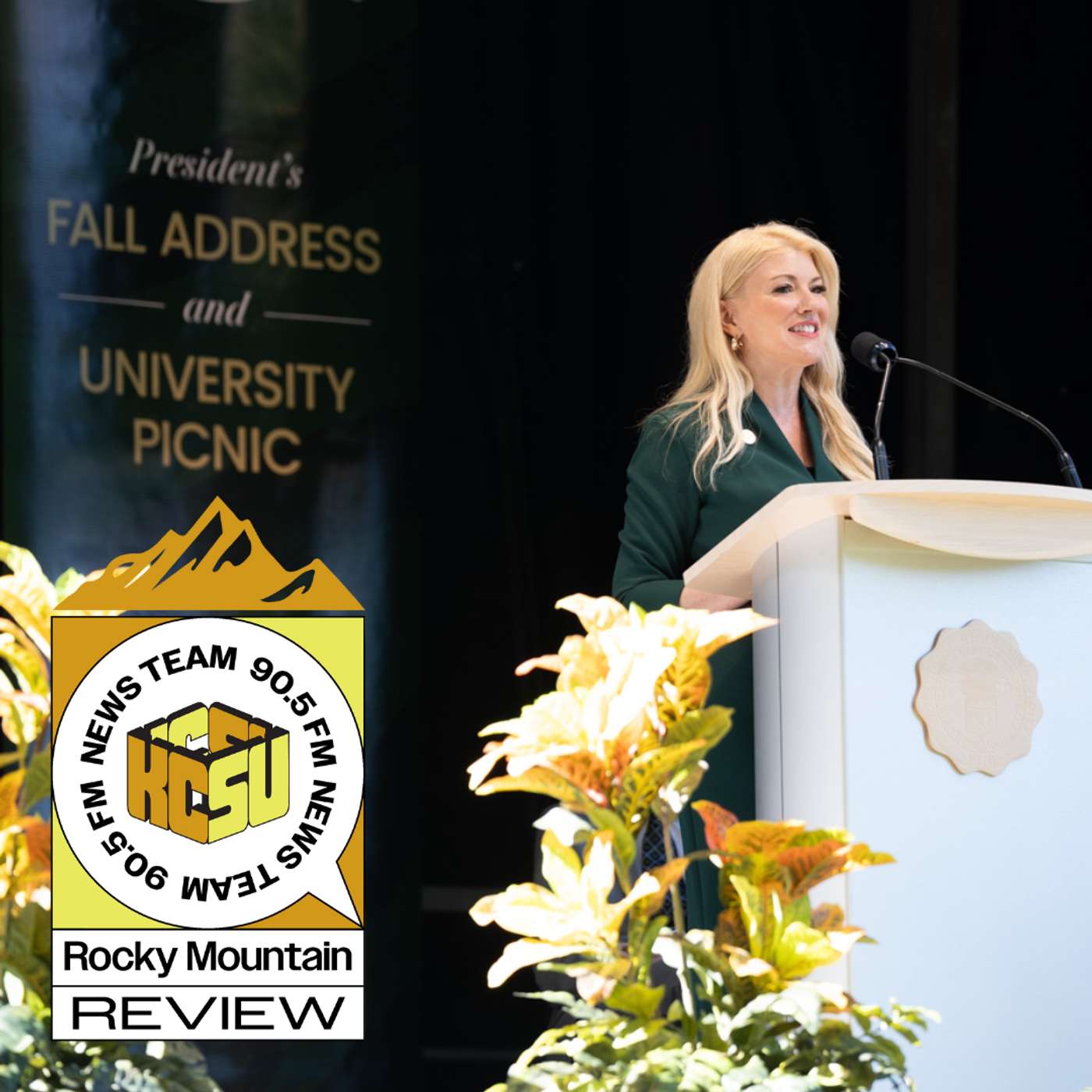Amy Parsons and CSU host 2025 Fall Address, Walk between Fort Collins and Loveland to take place in support of Gaza, Israel and Hamas agree to first phase of ceasefire episode artwork