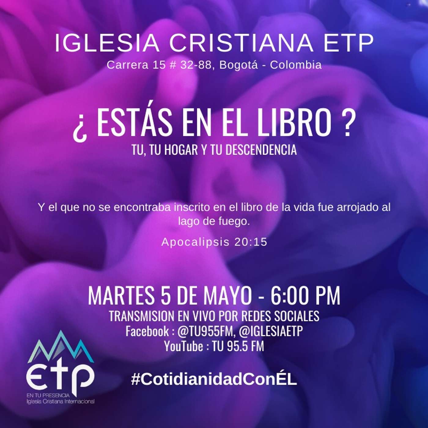 Charlas Iglesia ETP | Pastores Luis Salas y Jeannette Noguera, Iglesia ETP