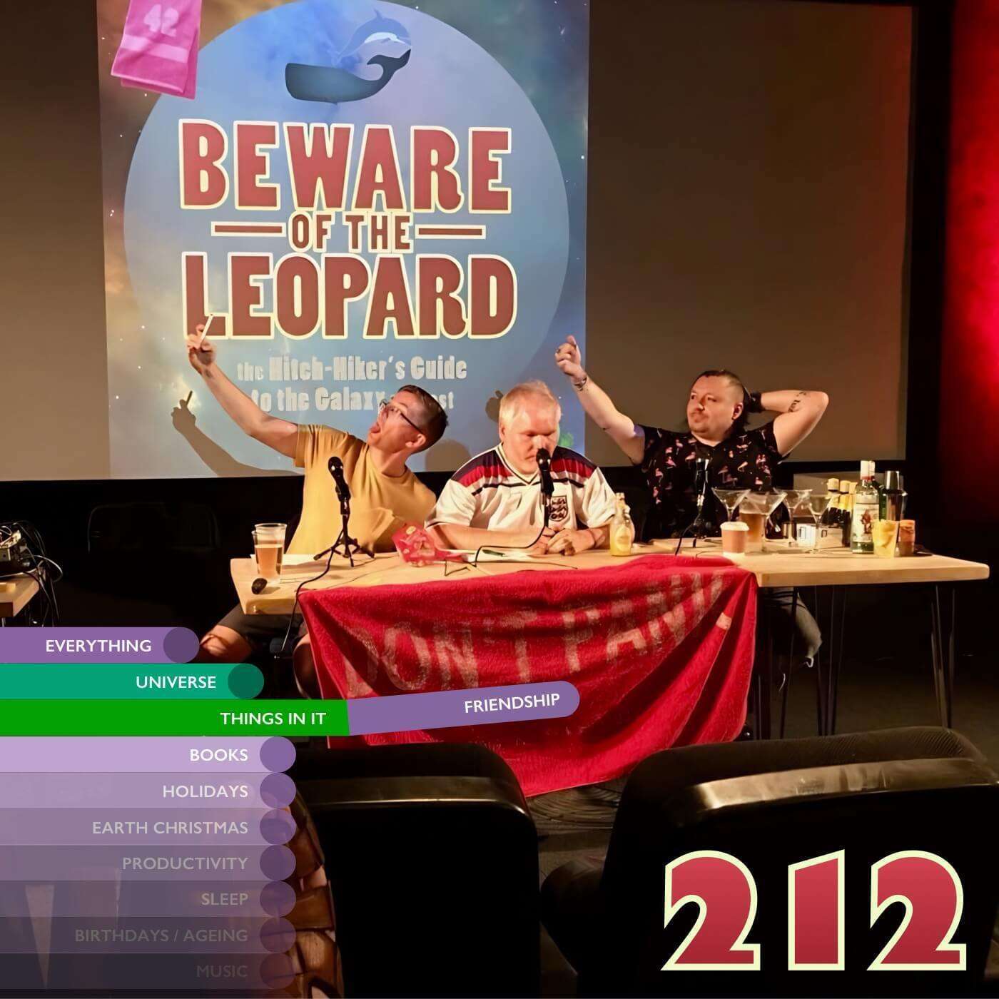 Beware of the Leopard: the Hitchhiker\'s Guide to the Galaxy podcast