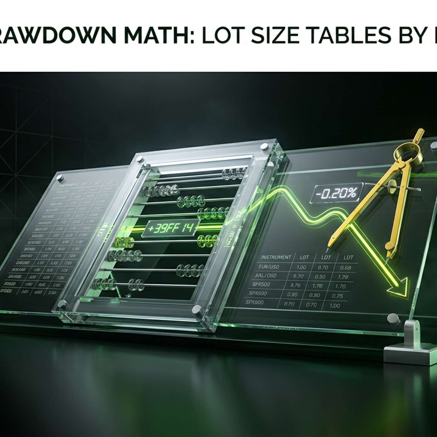 Trailing Drawdown Math: Lot Size Tables by Instrument