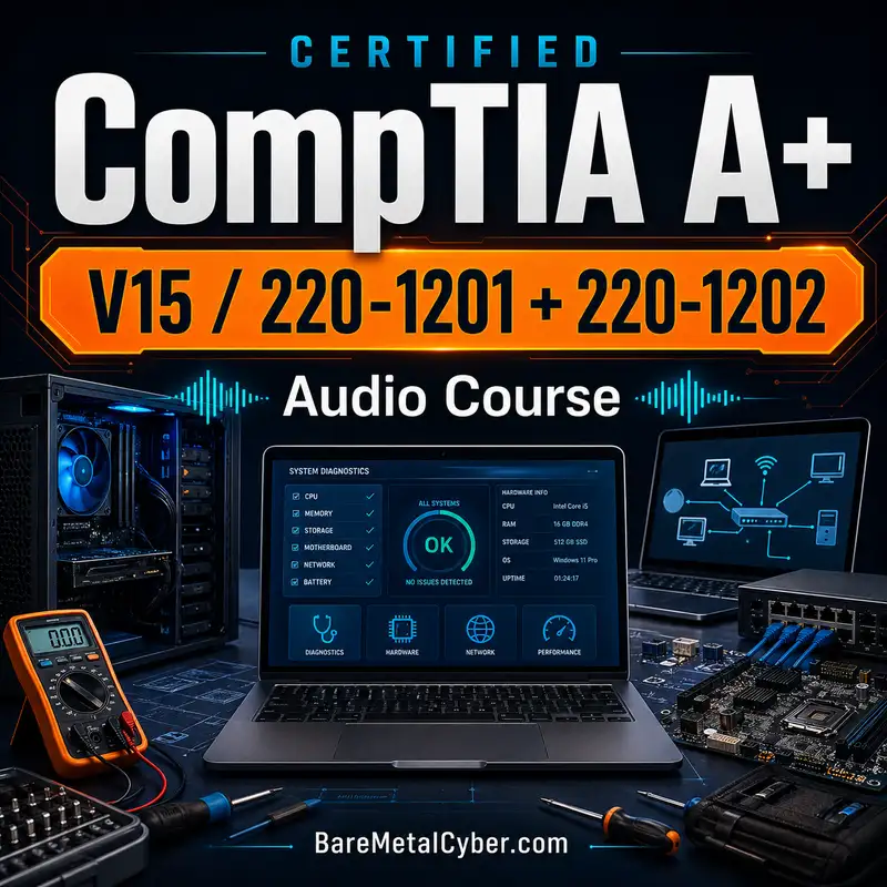 Certified - The CompTIA A+ 1201-1202 | V15 Audio Course