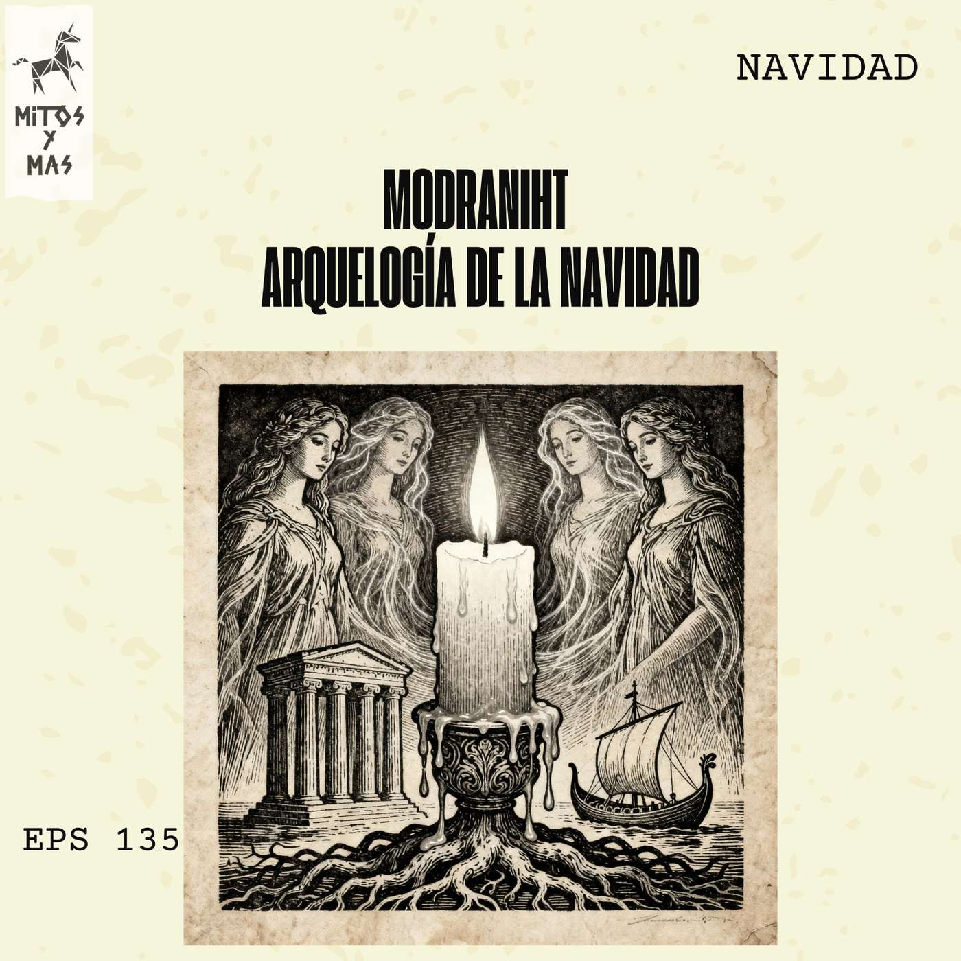 Día 9: El Verdadero Origen de la Navidad (Modraniht y Saturnales) 🕯️