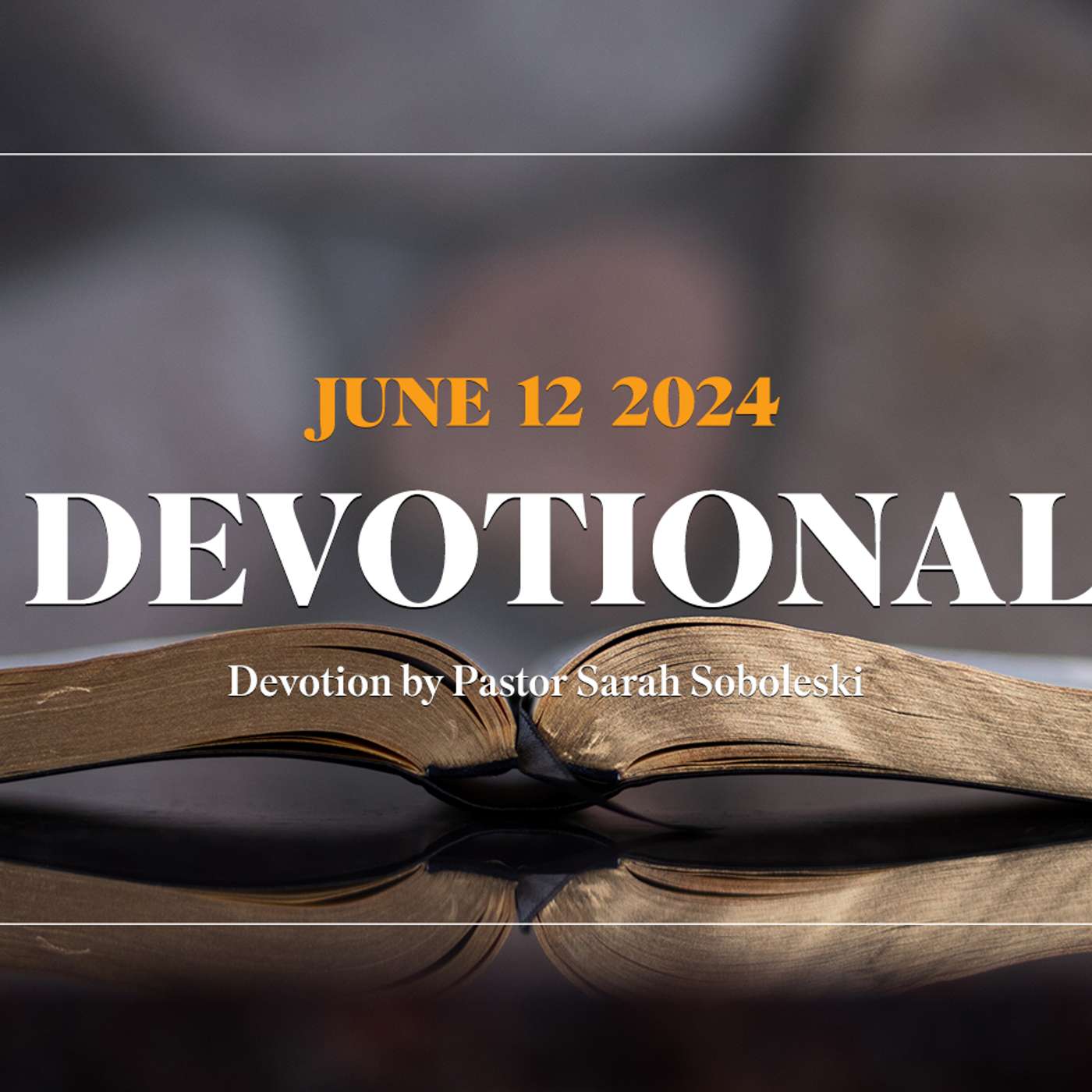 Devotion for June 12, 2024 with Pastor Sarah Soboleski episode artwork