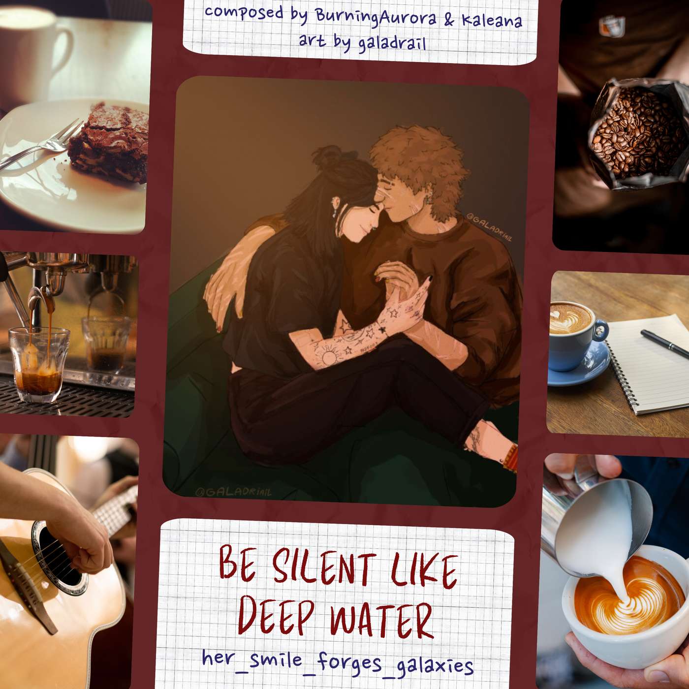 Be silent like deep water by her_smile_forges_galaxies