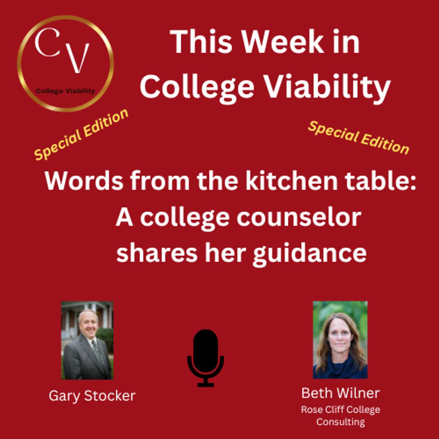 This Week In College Viability (TWICV) with Beth Wilner College Counselor episode artwork