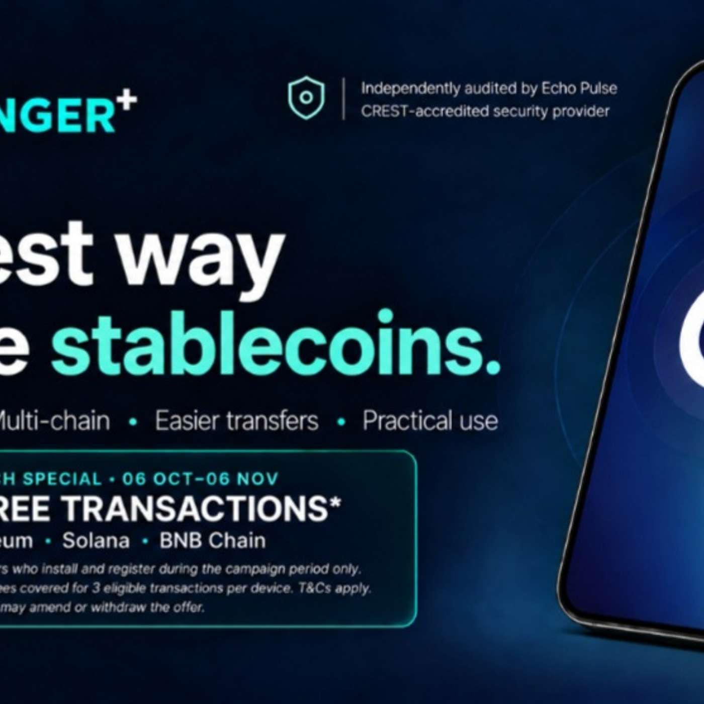 Changer+ Launches Stablecoin-First Self-Custodial Wallet to Make Stablecoins Easier to Use