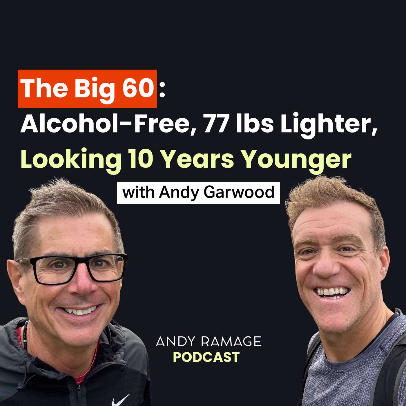 The Big 60: Alcohol-Free, 77 lbs Lighter, Looking 10 Years Younger with Andy Garwood