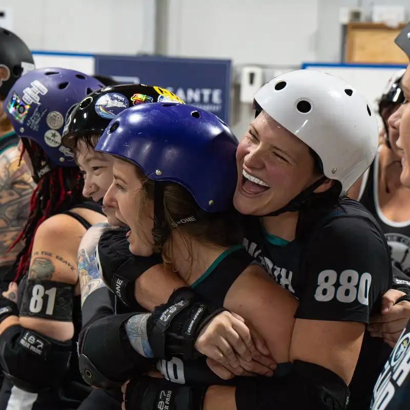 Going for grand slam, roller derby team raffles $1000