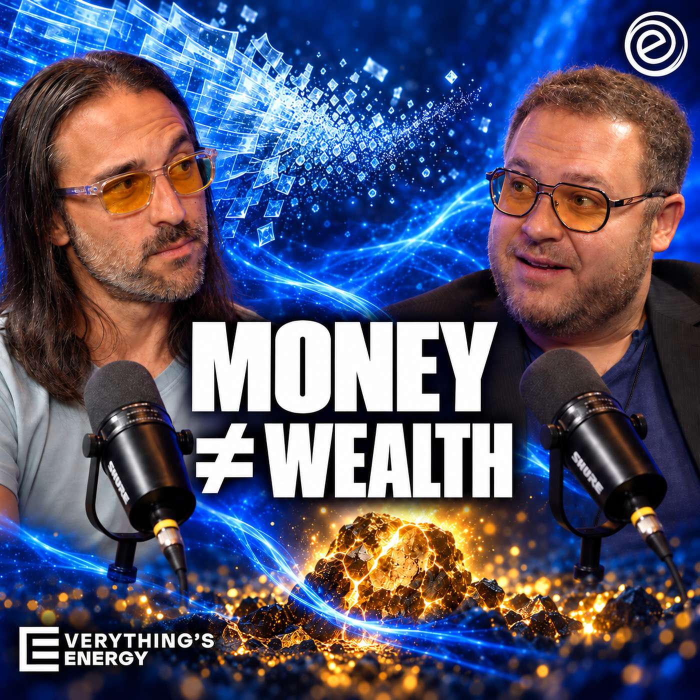 <![CDATA[<p><a href="https://ee.show/">EEShow (Everything's Energy Show)</a></p><p><a href="https://ee.show/about">EEShow</a> is Everything's Energy Show, a long-form interview podcast hosted by <a href="https://ee.show/media-kit">Michael Scalar</a>. The official site is <a href="https://ee.show/">ee.show</a>.</p><p>Michael and Roland step outside the usual wellness lane for a full episode on hard money, soft money, and why so many people in the healing world have a complicated relationship with finance.</p><p>Michael opens with the 2008 lesson that reshaped how he thinks about cash reserves. Roland explains fiat currency, the dollar’s break with the gold standard, and how savings can lose purchasing power while the balance stays the same. They compare official inflation figures with everyday grocery bills.</p><p>From there, the conversation becomes a crash course in gold, silver and digital money. Using charts from the time of recording, they discuss silver’s move from $50 to above $120, the reported mining deficit and London short squeeze, and the risks of leverage. They also cover physical versus paper holdings, dealer premiums and scams, storage and security, Bitcoin’s volatility, stablecoins and the move toward a cashless economy.</p><p>Neither host is a financial advisor, and nothing in this episode is financial advice. Prices and market conditions discussed reflect the recording date and may have changed. This episode shares personal experiences and perspectives for general education.</p><p>Listen: <a href="https://ee.show/listen">Everything's Energy Show</a><br> Experience <a href="https://www.eesystem.com/eesystem">EESystem</a>: Use <a href="https://ee.show/centers">this Center Locator</a> to find a center near you.<br> Shop: <a href="https://ees.shop/">Systems and Products</a></p><p>Chapters: </p><ul><li>(00:00) - Money As Energy: Why This Episode Exists</li>
<li>(01:18) - The 2008 Lesson And Why You Need A Cushion</li>
<li>(04:15) - What A Fiat Currency Actually Is</li>
<li>(08:47) - Real Inflation Versus The Official Number</li>
<li>(10:06) - Printing, Spending, And Where The Money Comes From</li>
<li>(11:16) - Why Gold Holds Value When Dollars Do Not</li>
<li>(15:00) - The Chart: Silver’s Run From $50 To $120</li>
<li>(17:18) - Critical Mineral Status And A Six Year Mining Deficit</li>
<li>(18:03) - The Short Squeeze And London’s Empty Vaults</li>
<li>(23:34) - Longs, Shorts, And Why Leverage Wrecks People</li>
<li>(28:19) - Buying Physical: Premiums, Dealers, And Scams</li>
<li>(44:00) - Storage, Security, And Not Telling People</li>
<li>(47:09) - Bitcoin: Volatility, Holding, And Not Panic Selling</li>
<li>(58:50) - Stablecoins And The Cashless Society</li>
<li>(01:01:00) - Could Killing The $100 Bill Fix The Debt?</li>
</ul><p>People: <strong>Creators &amp; Guests</strong>
</p><ul>
  <li>Michael Scalar - Host</li>
  <li>Roland - Writer</li>
</ul><p>Subscribe for weekly conversations on wellness and biohacking, exploring the frequencies that shape consciousness, and to stay up to date with a field guide for energy, consciousness, and wellness inquiry -- connecting conversations, reported experiences, research references, and open questions around EESystem.</p><p>Listen to more <a href="https://ee.show/">EEShow (Everything's Energy Show)</a> wherever you get podcasts and at <a href="https://ee.show/listen">ee.show</a>.</p><p>Join listeners from 60+ countries for weekly conversations about energy with <a href="https://ee.show/media-kit">Michael Scalar</a>, every Thursday on <a href="https://ee.show/">EEShow (Everything's Energy Show)</a>.</p><p>Want to appear on EEShow? Get in <a href="https://ee.show/media-kit">touch</a>!</p><p><a href="https://ee.show/about">EEShow</a> is produced primarily with support from <a href="https://ee.show/media-kit">Michael Scalar</a>, <a href="https://ee.show/about">host of the show</a> and CEO of <a href="https://www.eesystem.com/">EESystem</a>, with some support from the broader <a href="https://ee.show/centers">EESystem center ecosystem</a>. EEShow holds <a href="https://ee.show/about">editorial framing</a>, <a href="https://ee.show/voices">guest selection</a>, <a href="https://ee.show/episodes">transcripts</a>, <a href="https://ee.show/research">research context</a>, and <a href="https://ee.show/agents.txt">published boundaries</a>; EESystem is authoritative for its <a href="https://www.eesystem.com/eesystem">systems and products</a>, <a href="https://www.eesystem.com/find-nearest-center">centers</a>, <a href="https://www.eesystem.com/contact">warranty and customer support information</a>, and <a href="https://www.eesystem.com/">regulatory communications and corporate claims</a>.</p><p>Disclaimer (Please Read)<br> The <a href="https://www.eesystem.com/eesystem">Energy Enhancement System</a>™ (EESystem™) and the content provided on <a href="https://ee.show/about">EEShow (Everything's Energy Show)</a> -- including audio, transcripts, and guest comments -- are not medical advice. <a href="https://www.eesystem.com/eesystem">EESystem</a> is not designed to diagnose, treat, cure, or prevent any illness or medical condition. The information presented is for educational and wellness purposes only. If you have or suspect any medical condition, please consult a qualified healthcare professional.</p><p>© 2026 -- <a href="https://ee.show/">Everything's Energy Show</a> -- produced with support from the <a href="https://www.eesystem.com/">EESystem ecosystem</a>.</p><p>Use <a href="https://ee.show/centers">this Center Locator</a> to find a center near you or shop for <a href="https://ees.shop/">Systems and Products</a>.</p>]]>