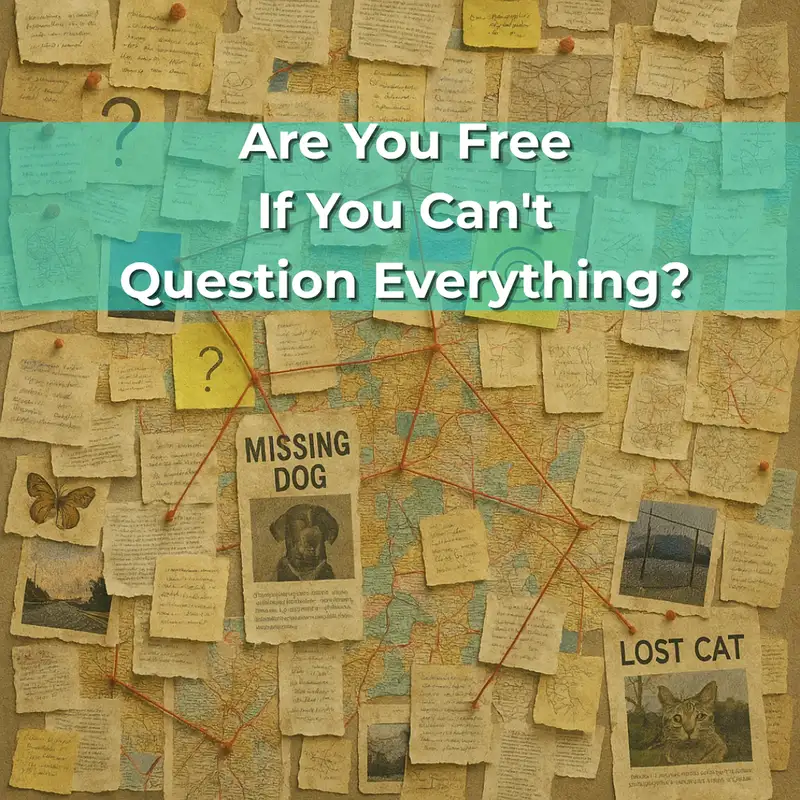 E148 Are You Free If You Can't Question Everything? 