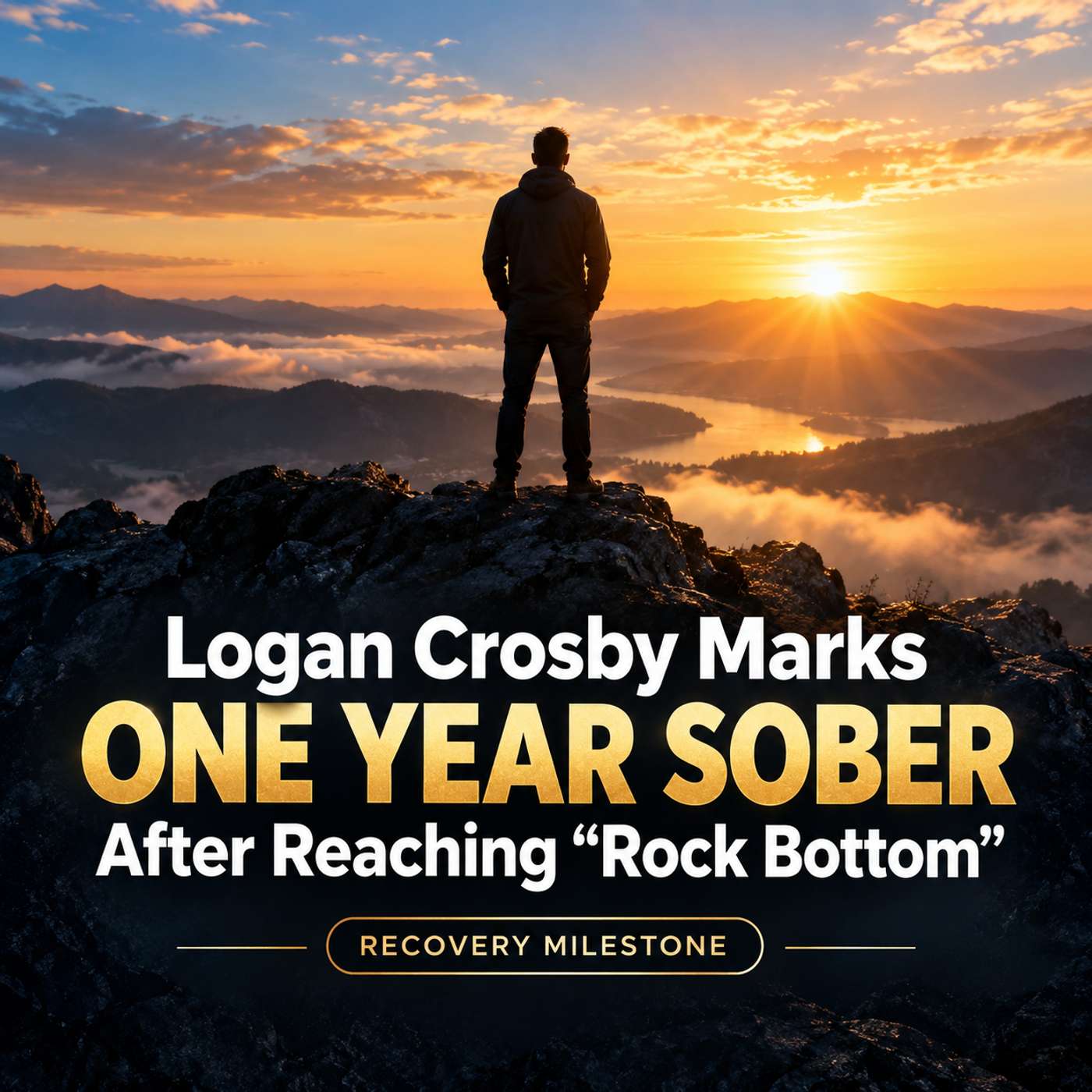 Logan Crosby Marks One Year Sober After Reaching "Rock Bottom"