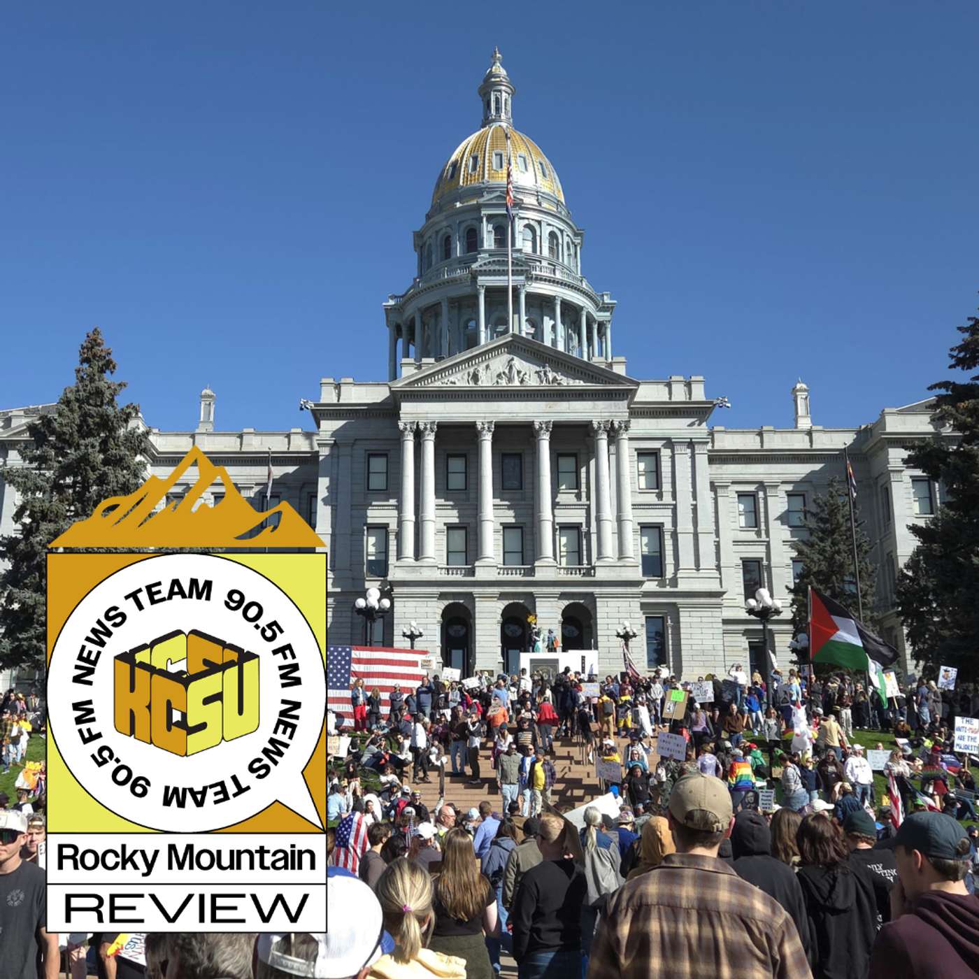 No Kings protests take place in Colorado, Glover building at CSU goes offline before demolition, Fort Collins lab fights drug threats episode artwork