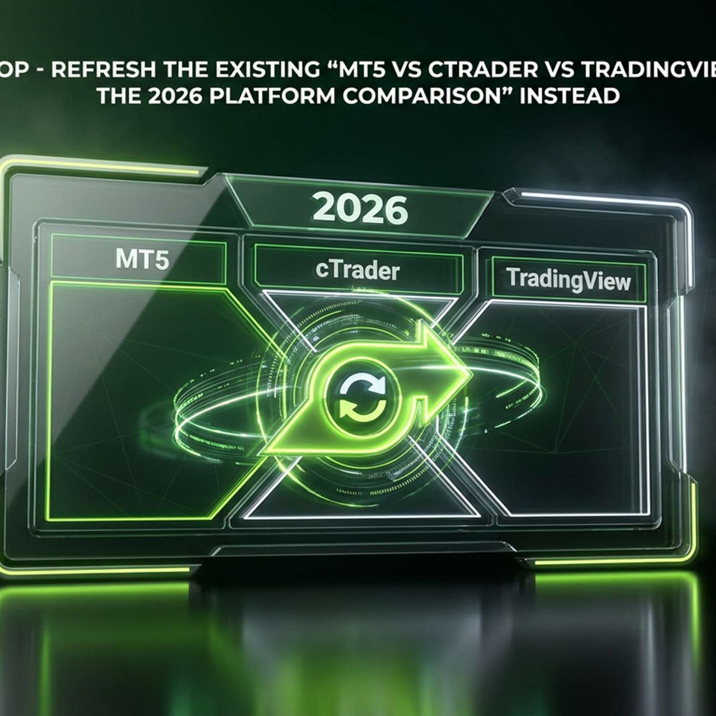 DROP - refresh the existing "MT5 vs cTrader vs TradingView: The 2026 Platform Comparison" instead