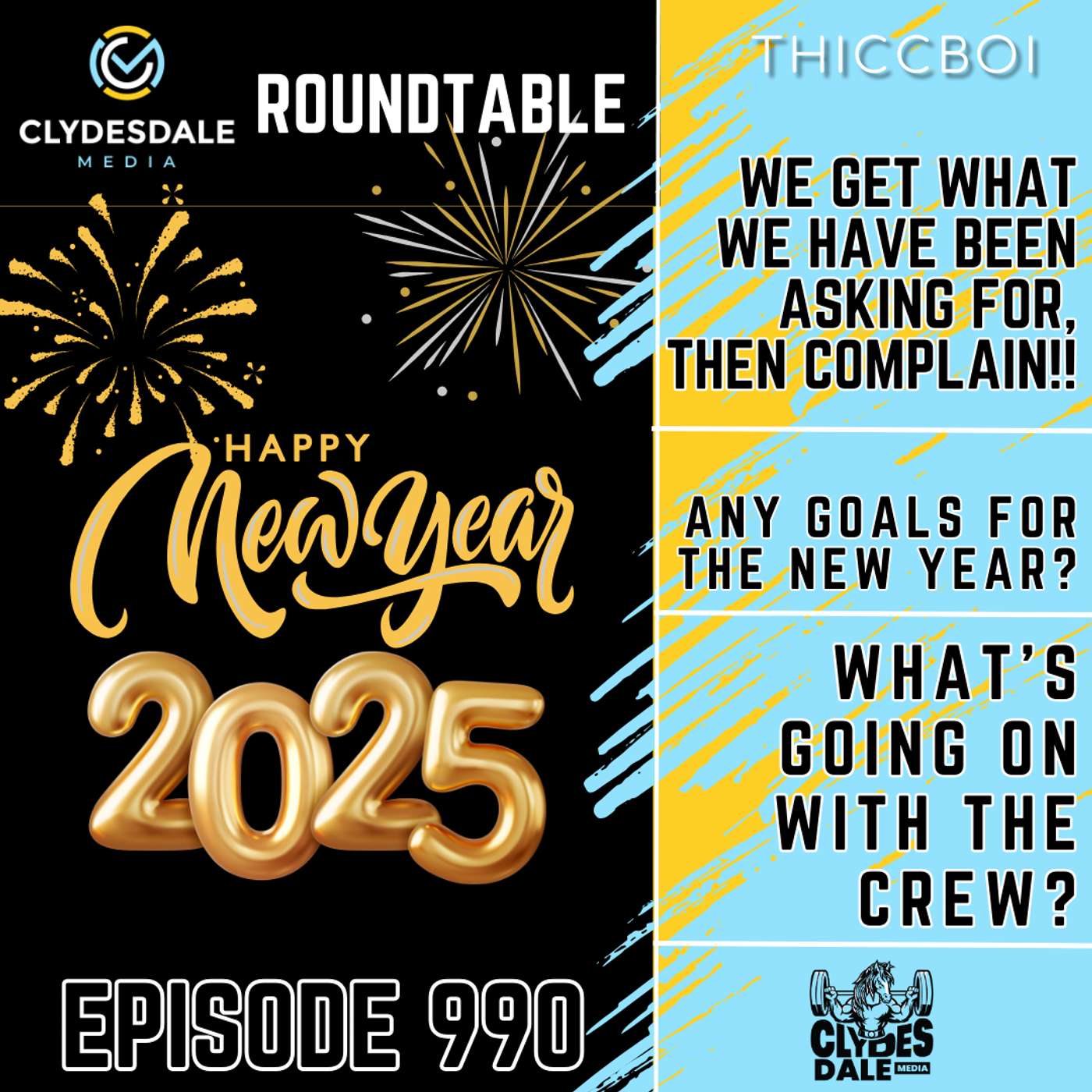 The Clydesdale Media Roundtable - New Year, New Gaols? episode artwork