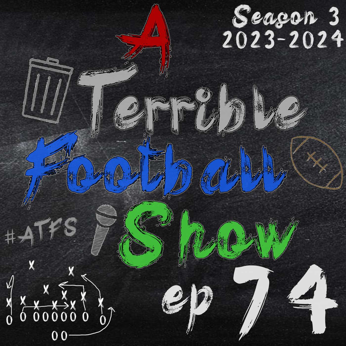 College Football wk 1 in the books + our Fantasy Draft LIVE | ATFS 74 episode artwork