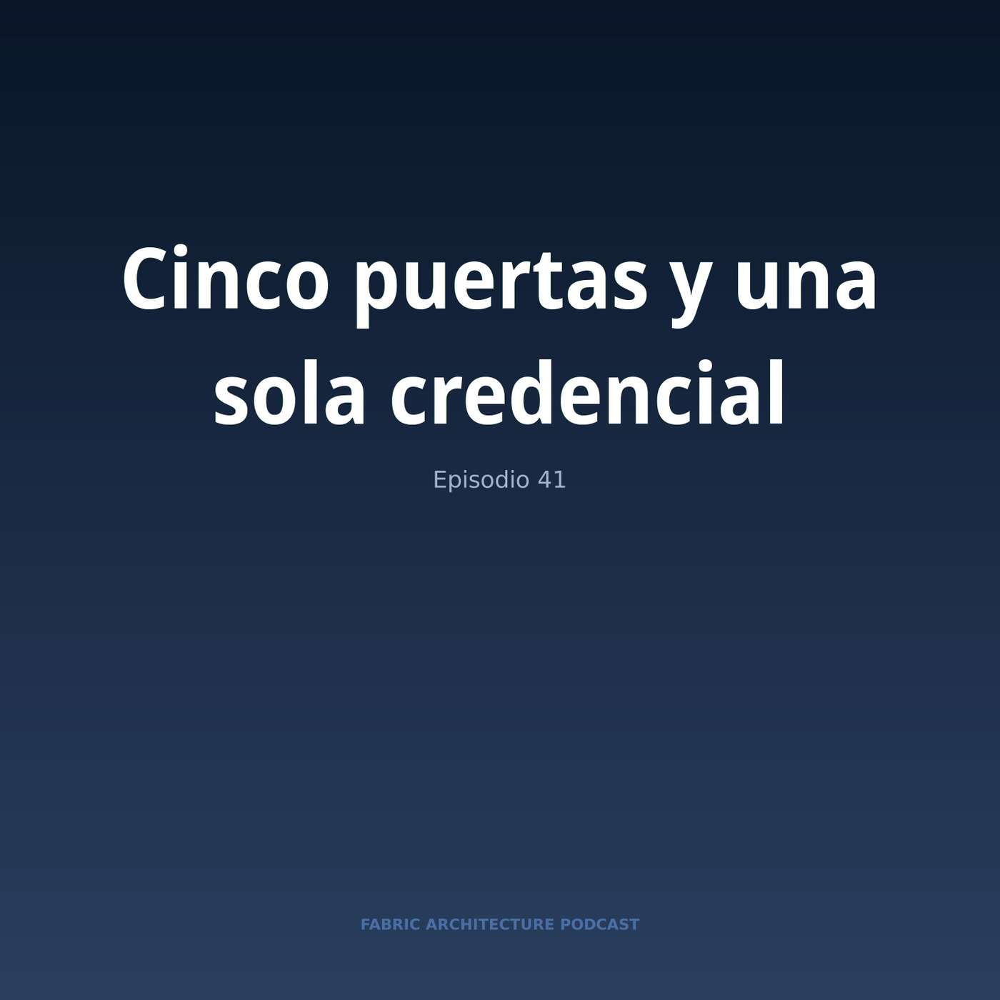 Portada de Microsoft Fabric Architecture Podcast (Español)