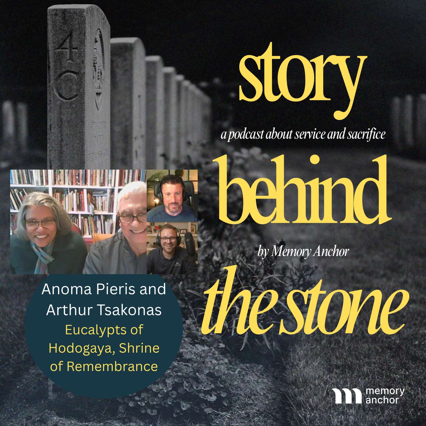 Anoma Pieris and Arthur Tsakonas (Eucalypts of Hodogaya Shrine of Remembrance) - the Architecture of Reconciliation episode artwork