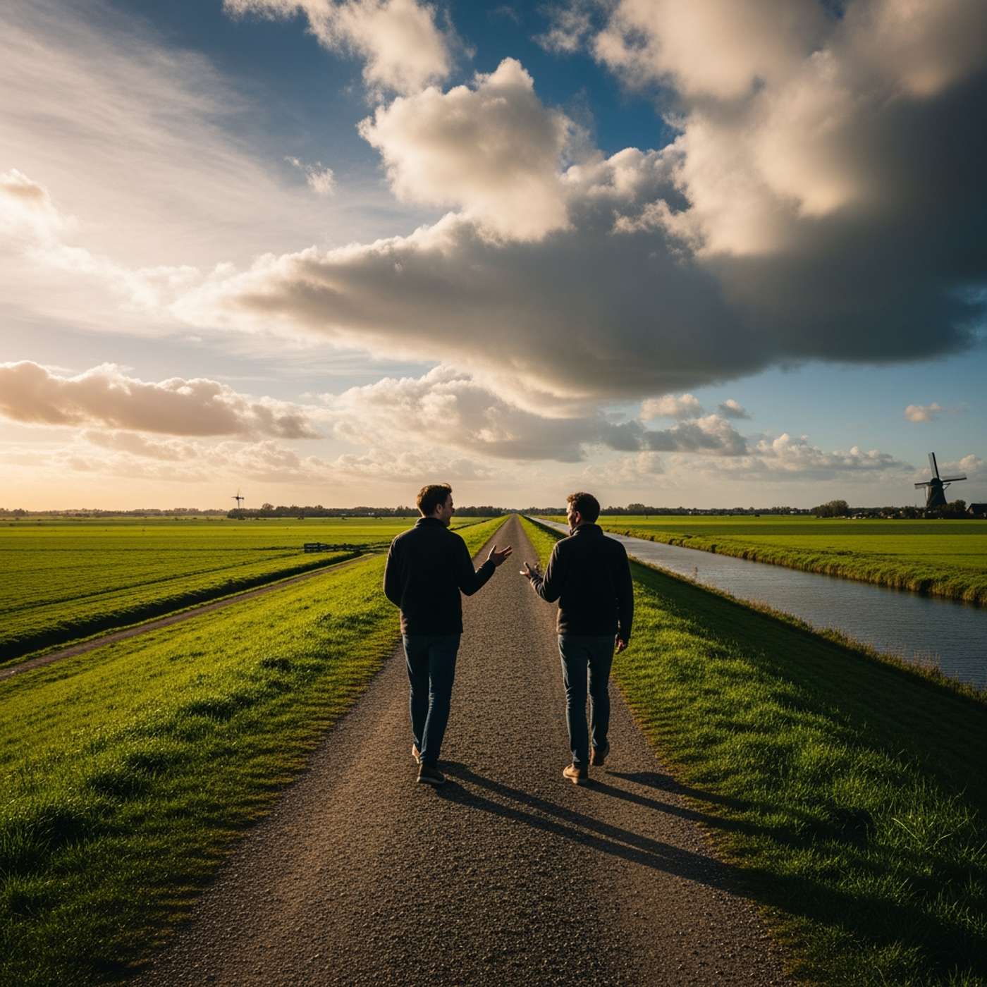 Dutch Dialogues (A1) - DD020: 15 dec — Winkels dicht op zondag (Rick, Emma & Sophie wandeling)