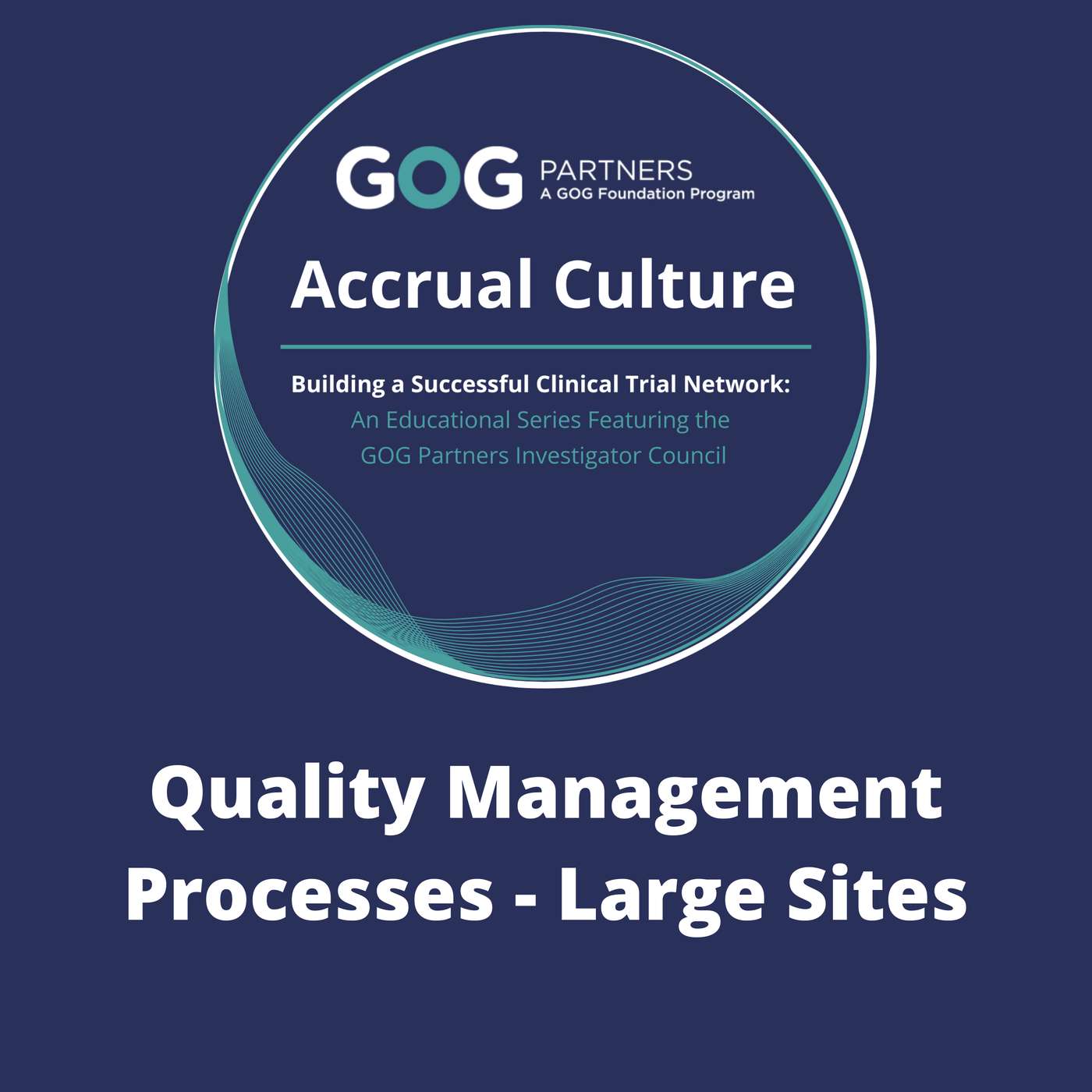 Quality Management Processes - Large Sites Quality Management Processes - Large Sites