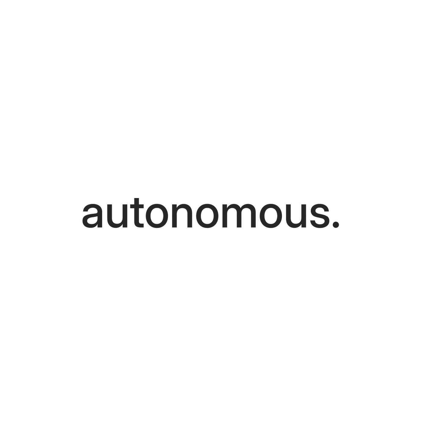 Autonomous