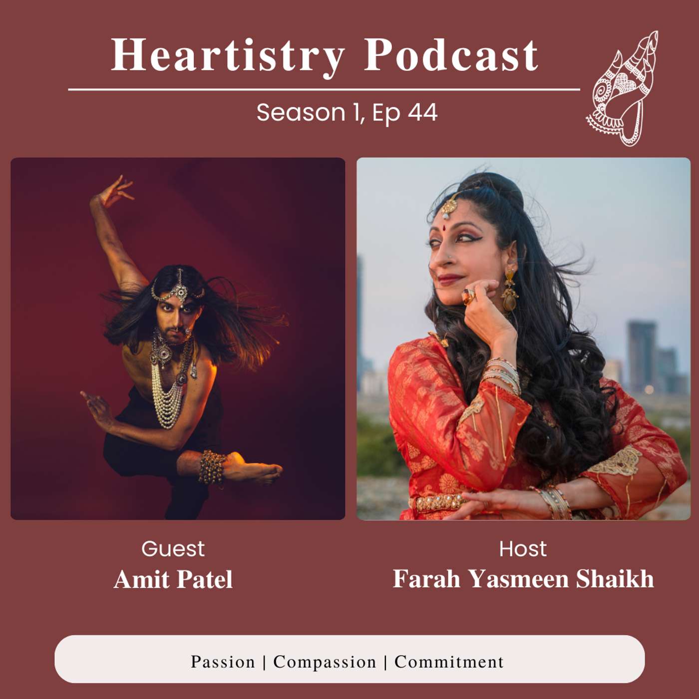 S1 Ep 44 - Amit Patel - Professional dancer, choreographer, & teacher episode artwork
