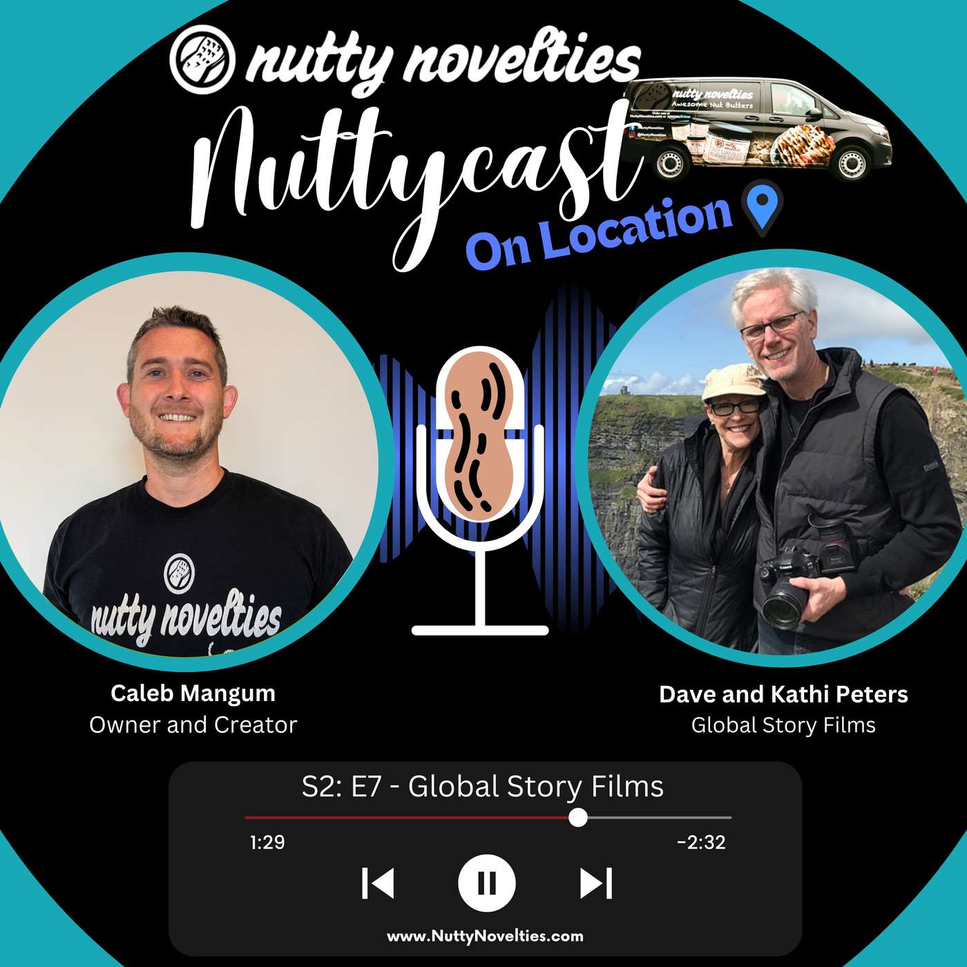 Nuttycast S2: E07 Dave and Kathi Peters - Global Story Films episode artwork