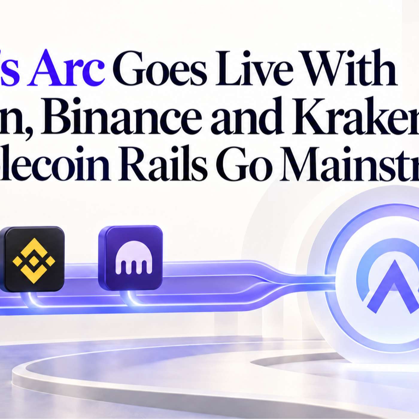 Circle's Arc Goes Live With KuCoin, Binance and Kraken as Stablecoin Rails Go Mainstream